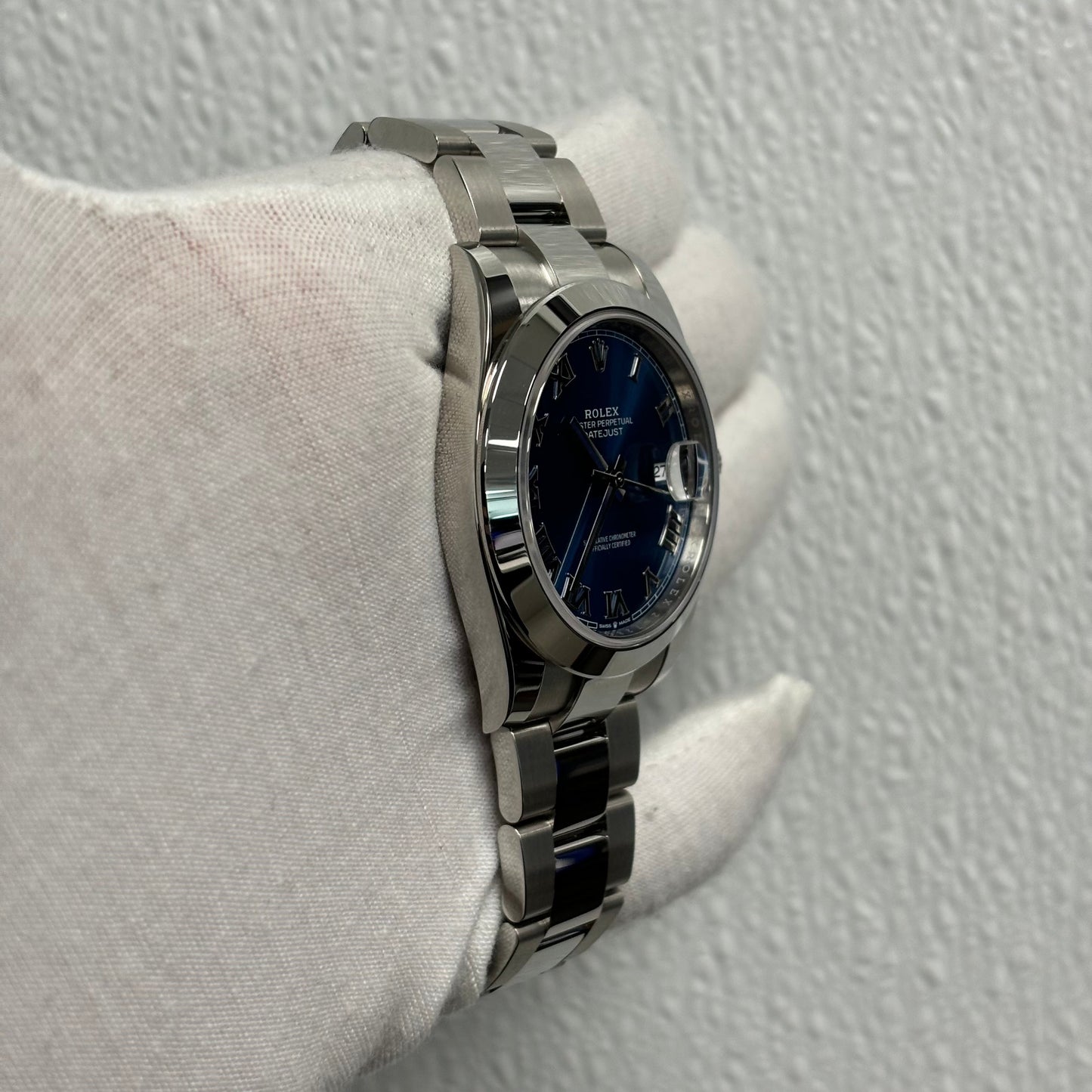 Rolex Datejust 41mm Blue Dial Watch Ref# 126300