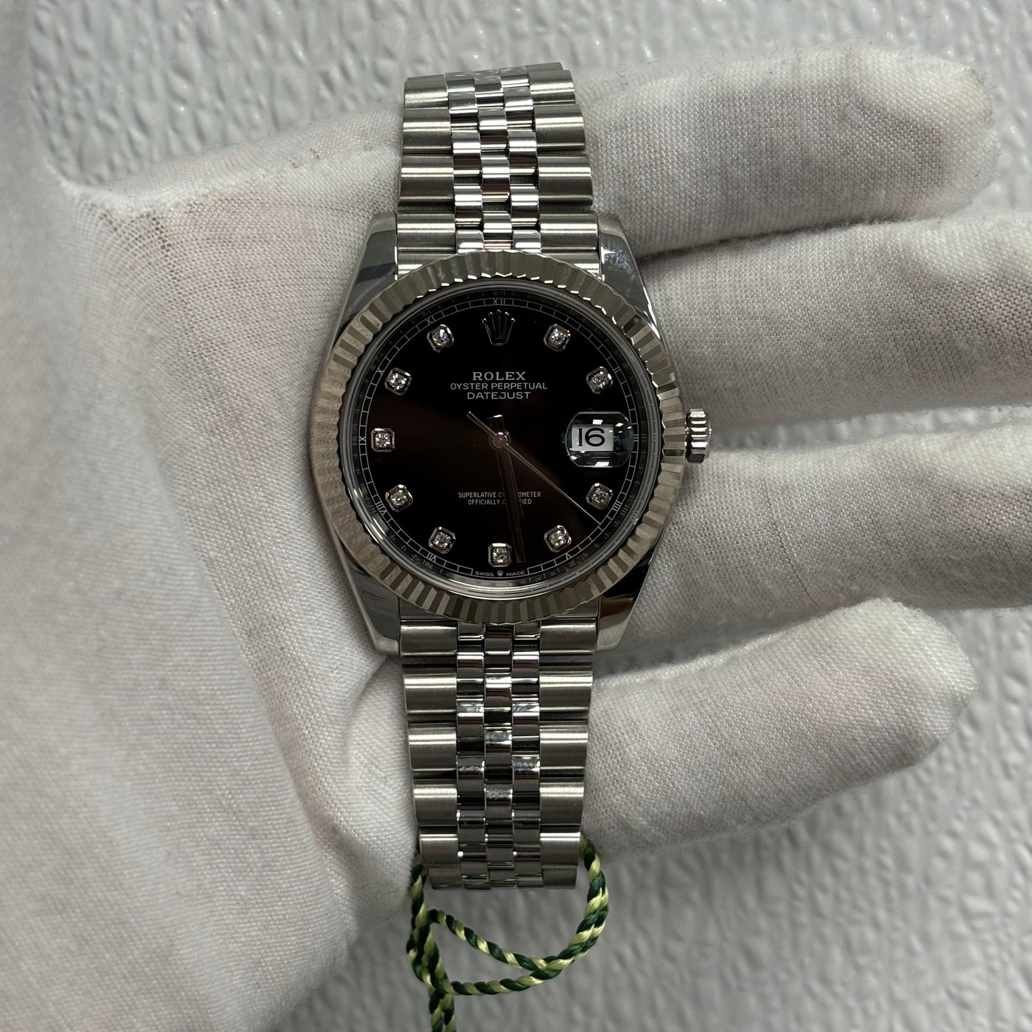 Rolex Datejust 41mm Black Dial Watch Ref# 126334