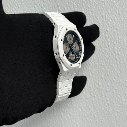 Audemars Piguet Royal Oak 41mm Blue Dial Watch Ref# 26579CB.OO.1225CB.01 - Happy Jewelers Fine Jewelry Lifetime Warranty