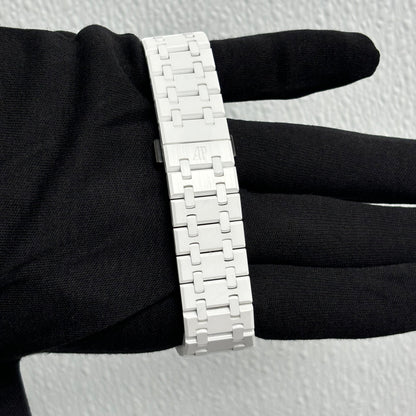 Audemars Piguet Royal Oak 41mm Blue Dial Watch Ref# 26579CB.OO.1225CB.01 - Happy Jewelers Fine Jewelry Lifetime Warranty