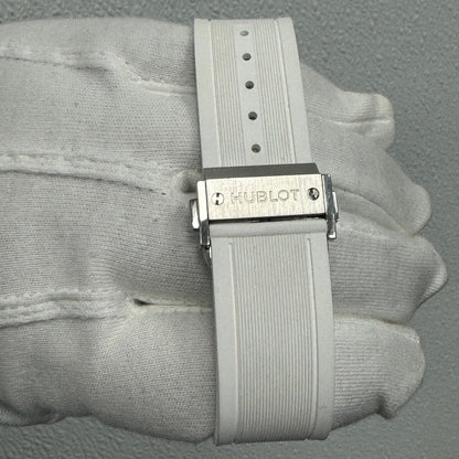 Hublot Mens Spirit of Big Bang Titanium 42mm Skeleton Dial Watch Ref#: 641.NX.0173.LR.1704 - Happy Jewelers Fine Jewelry Lifetime Warranty