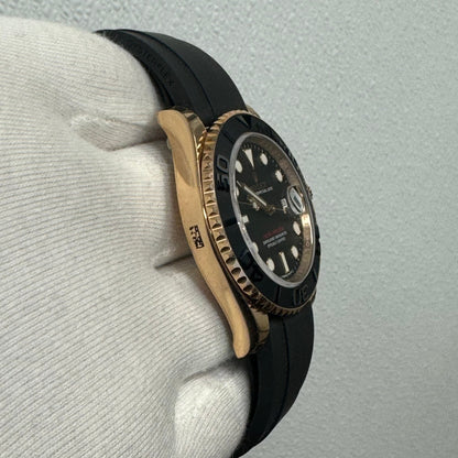 Rolex Yacht Master 40mm Black Dial Watch Ref# 116655 - Happy Jewelers Fine Jewelry Lifetime Warranty