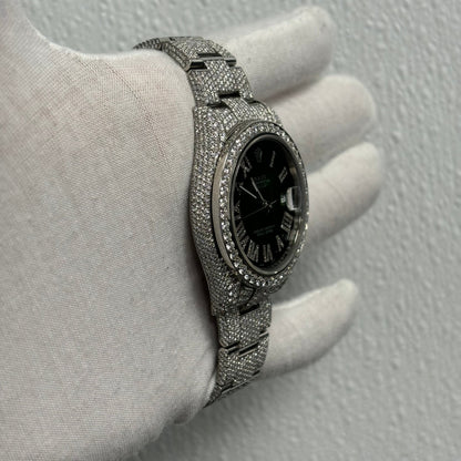 Rolex Datejust 41mm Green Dial Watch Ref# 116300 - Happy Jewelers Fine Jewelry Lifetime Warranty