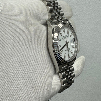 Rolex Datejust 41mm White Dial Watch Ref# 126334 - Happy Jewelers Fine Jewelry Lifetime Warranty