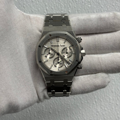 Audemars Piguet Royal Oak 41mm Silver Dial Watch Ref# 26240ST.OO.1320ST.03 - Happy Jewelers Fine Jewelry Lifetime Warranty