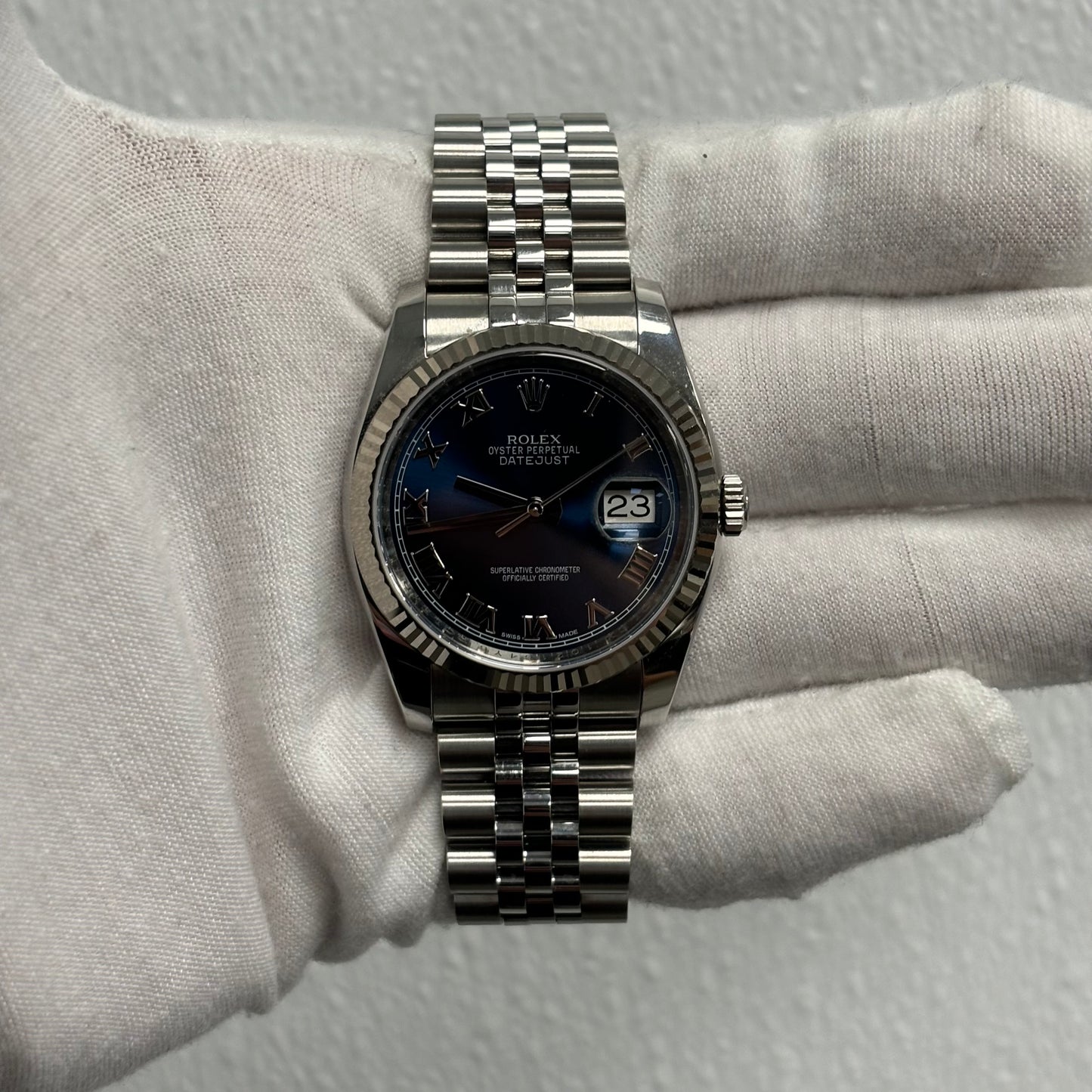 Rolex Datejust 36mm Blue Dial Watch Ref# 116234