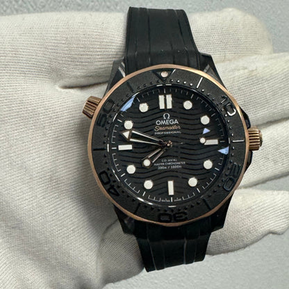 Omega Seamaster 43mm Black Dial Watch Ref# 210.62.44.20.01.001 - Happy Jewelers Fine Jewelry Lifetime Warranty