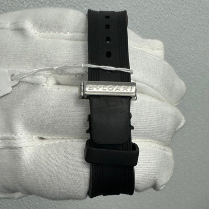 Bvlgari Scuba 38mm Black Dial Watch Ref# SD38S - Happy Jewelers Fine Jewelry Lifetime Warranty