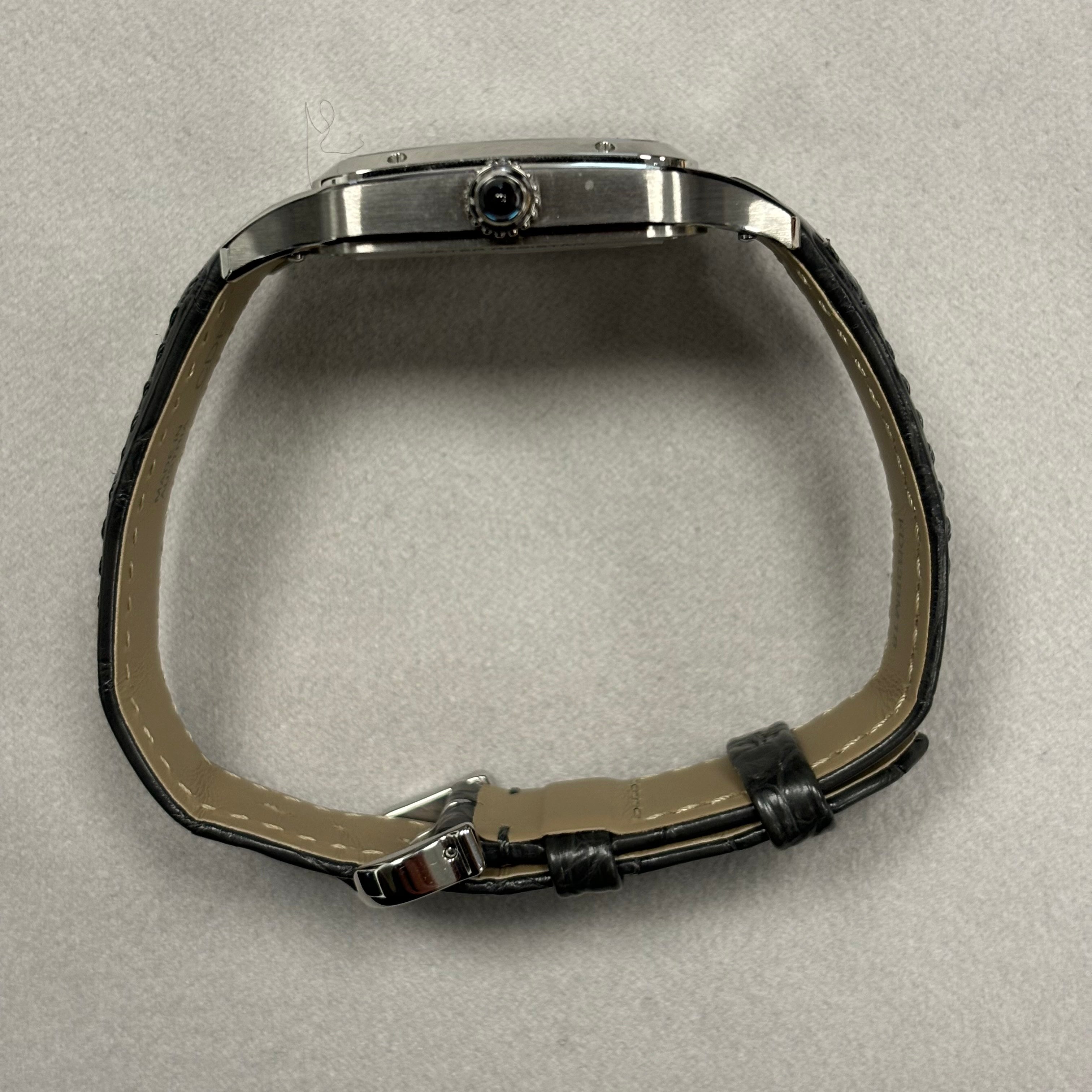 Cartier Santos 31mm Skeleton Dial Watch Ref# WHSA0032 - Happy Jewelers Fine Jewelry Lifetime Warranty