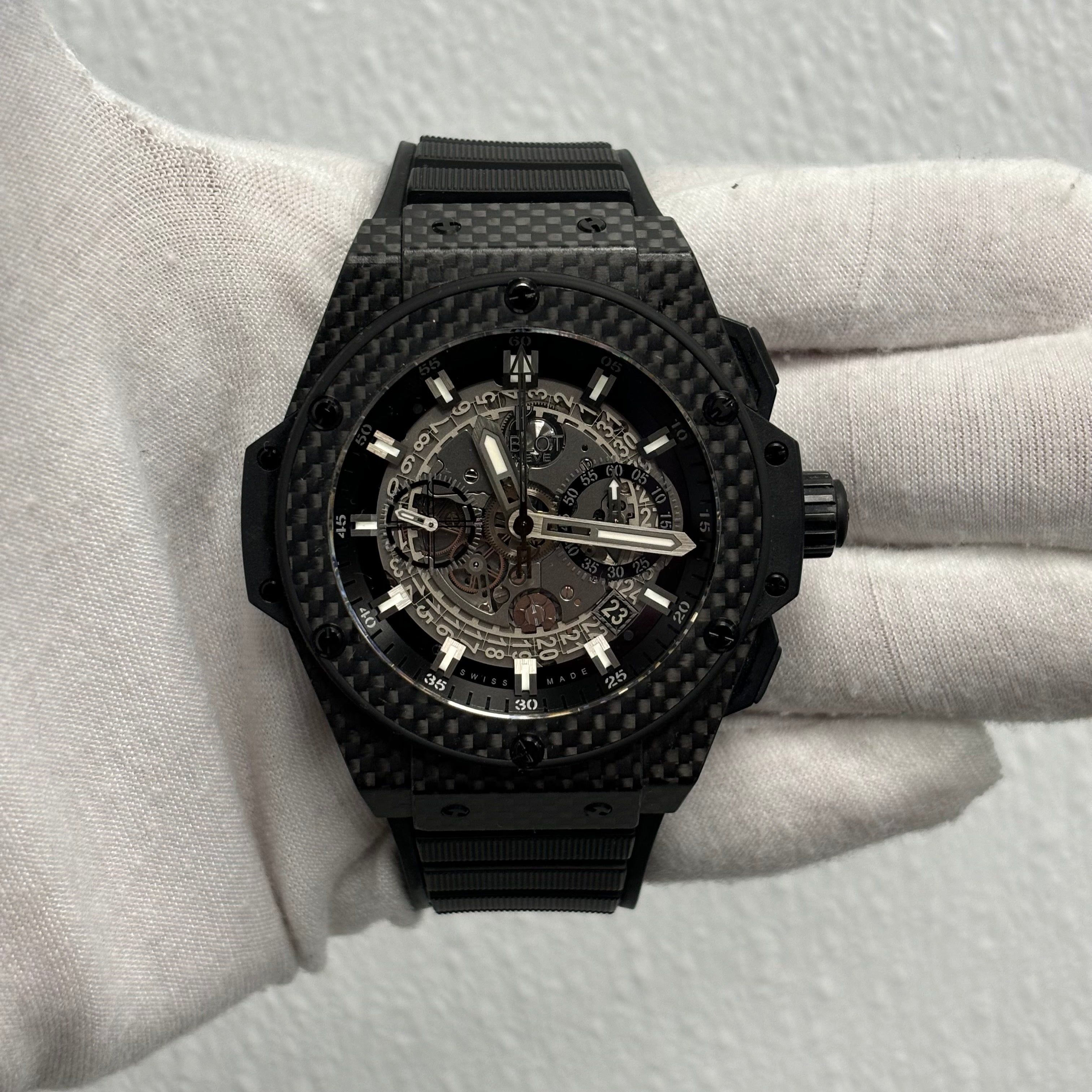 Hublot Big Bang 48mm Openwork Dial Watch Ref# 701.QX.0140.RX - Happy Jewelers Fine Jewelry Lifetime Warranty