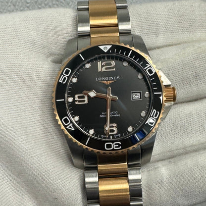 Longines Hyderoconquest 41mm Black Dial Watch Ref# L3.781.3.58.7 - Happy Jewelers Fine Jewelry Lifetime Warranty