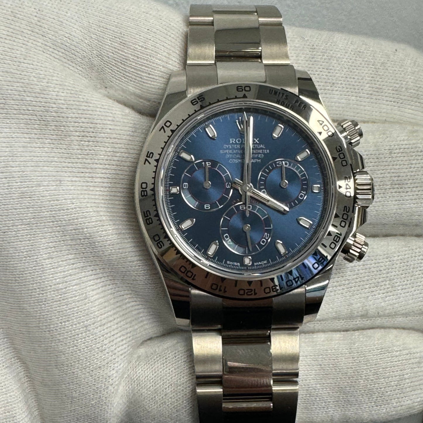 Rolex Daytona 40mm Blue Dial Watch Ref# 116509