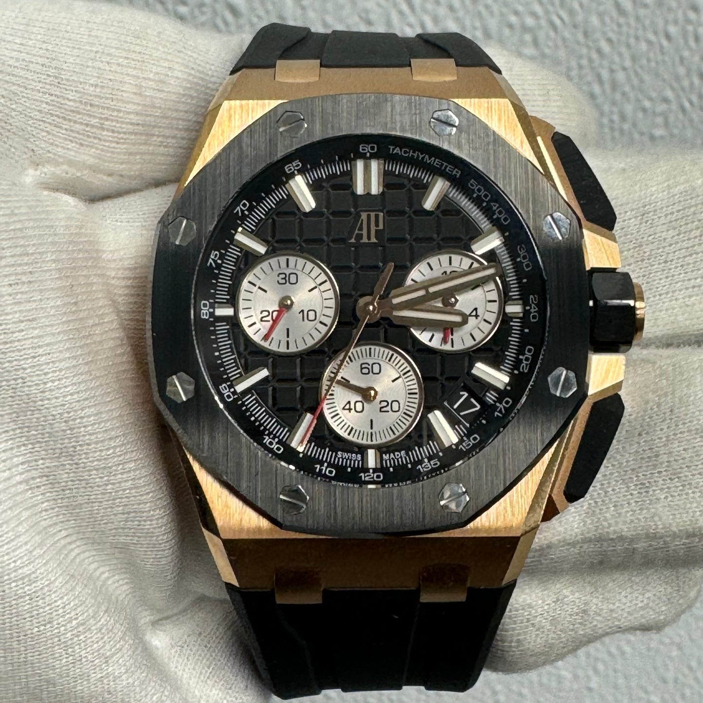 Audemars Piguet Royal Oak Offshore 43mm Black Dial Watch Ref# 26420RO.OO.A002CA.01