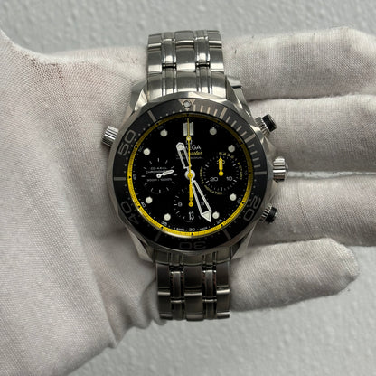 Omega Seamaster 44mm Black Dial Watch Ref# 212.30.44.50.01.002 - Happy Jewelers Fine Jewelry Lifetime Warranty