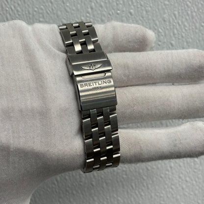 Breitling Chronomat 43mm Black Dial Watch Ref# AB0111 - Happy Jewelers Fine Jewelry Lifetime Warranty