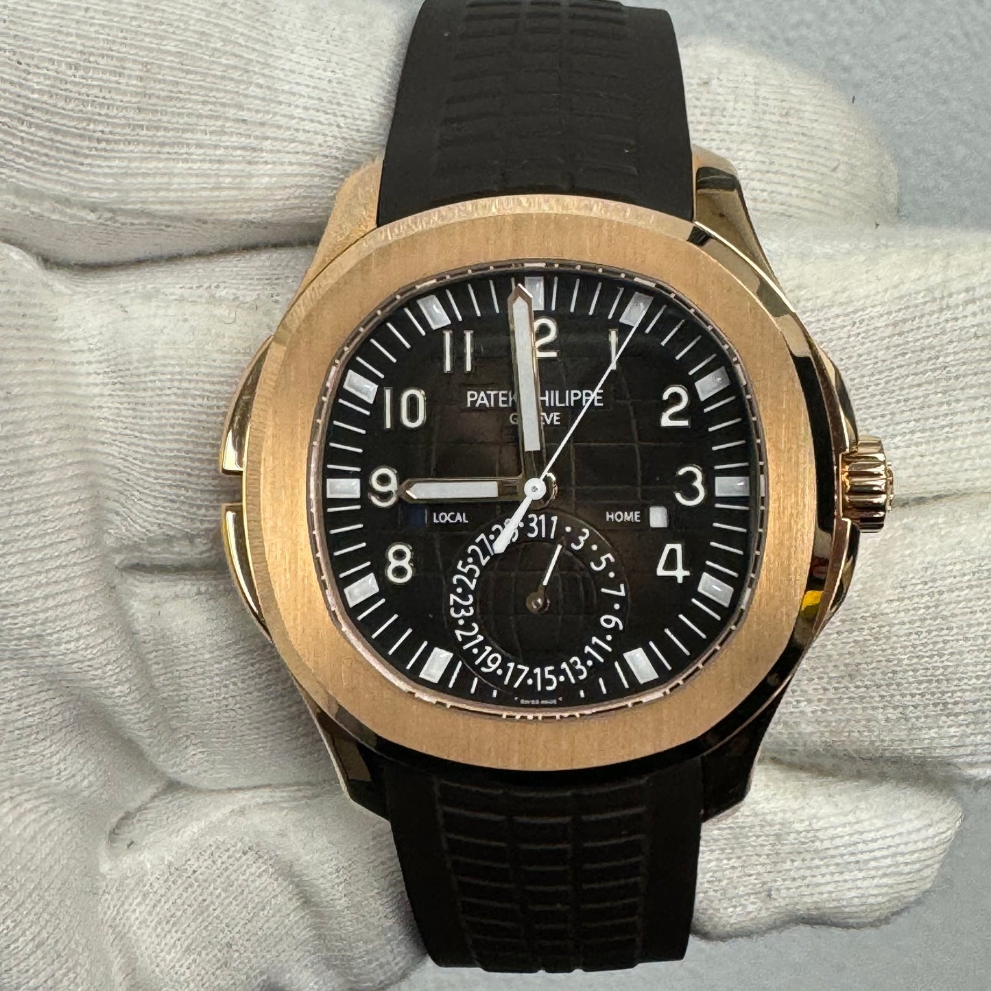 Patek Philippe Aquanaut 40mm Brown Dial Watch Ref# 5164R