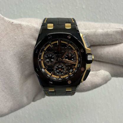 Audemars Piguet Royal Oak 43mm Black Dial Watch Ref# 26420CE.OO.A127CR.01 - Happy Jewelers Fine Jewelry Lifetime Warranty