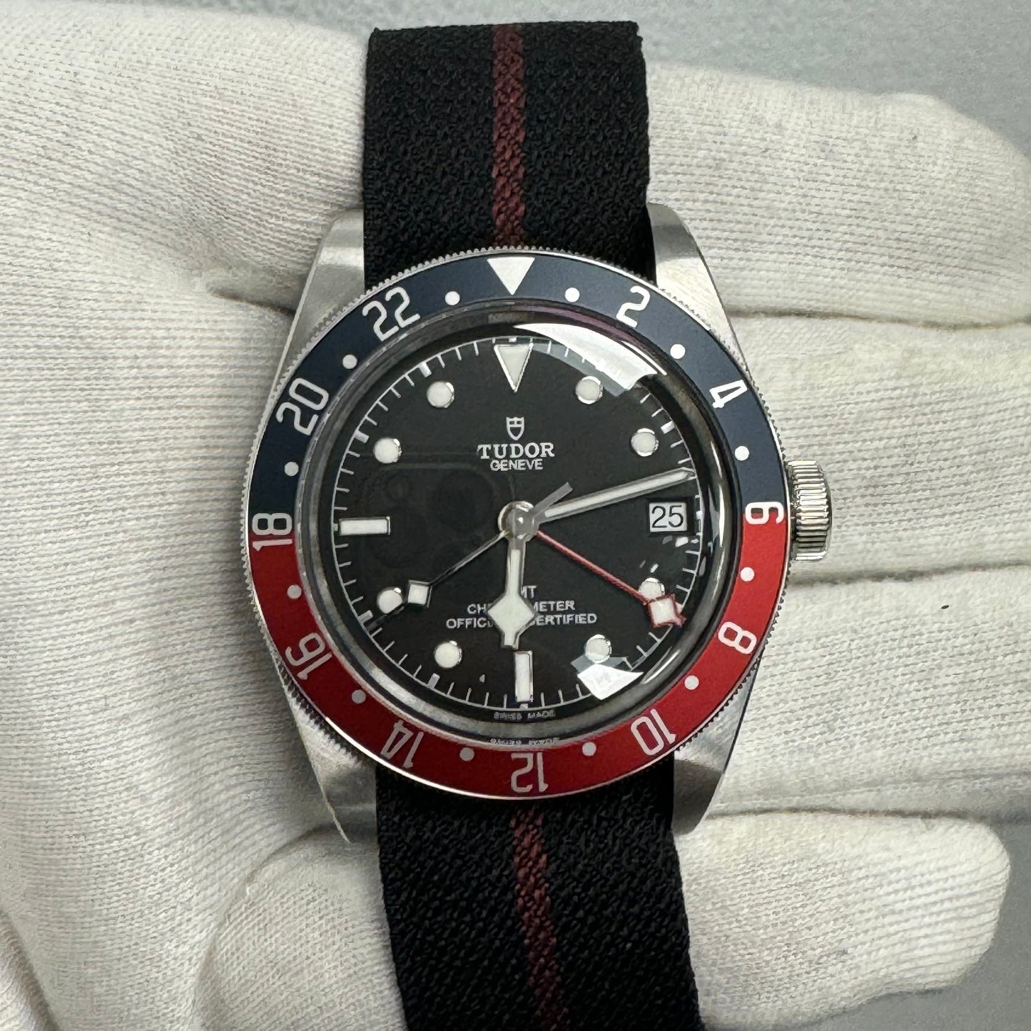 Tudor Black Bay GMT 41mm Black Dial Ref# 79830RB