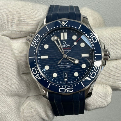 Omega Seamaster 42mm Blue Dial Ref# 210.32.42.20.03.001 - Happy Jewelers Fine Jewelry Lifetime Warranty