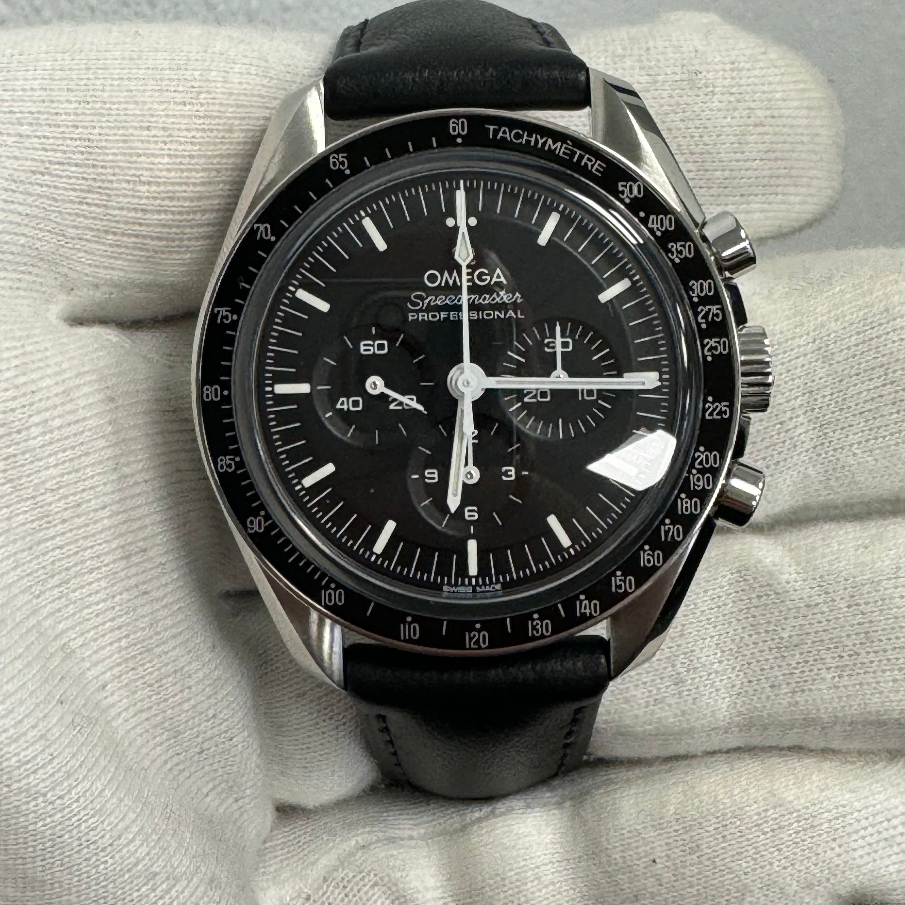 Omega Speedmaster 42mm Black Dial Ref# 310.32.42.50.01.002 - Happy Jewelers Fine Jewelry Lifetime Warranty