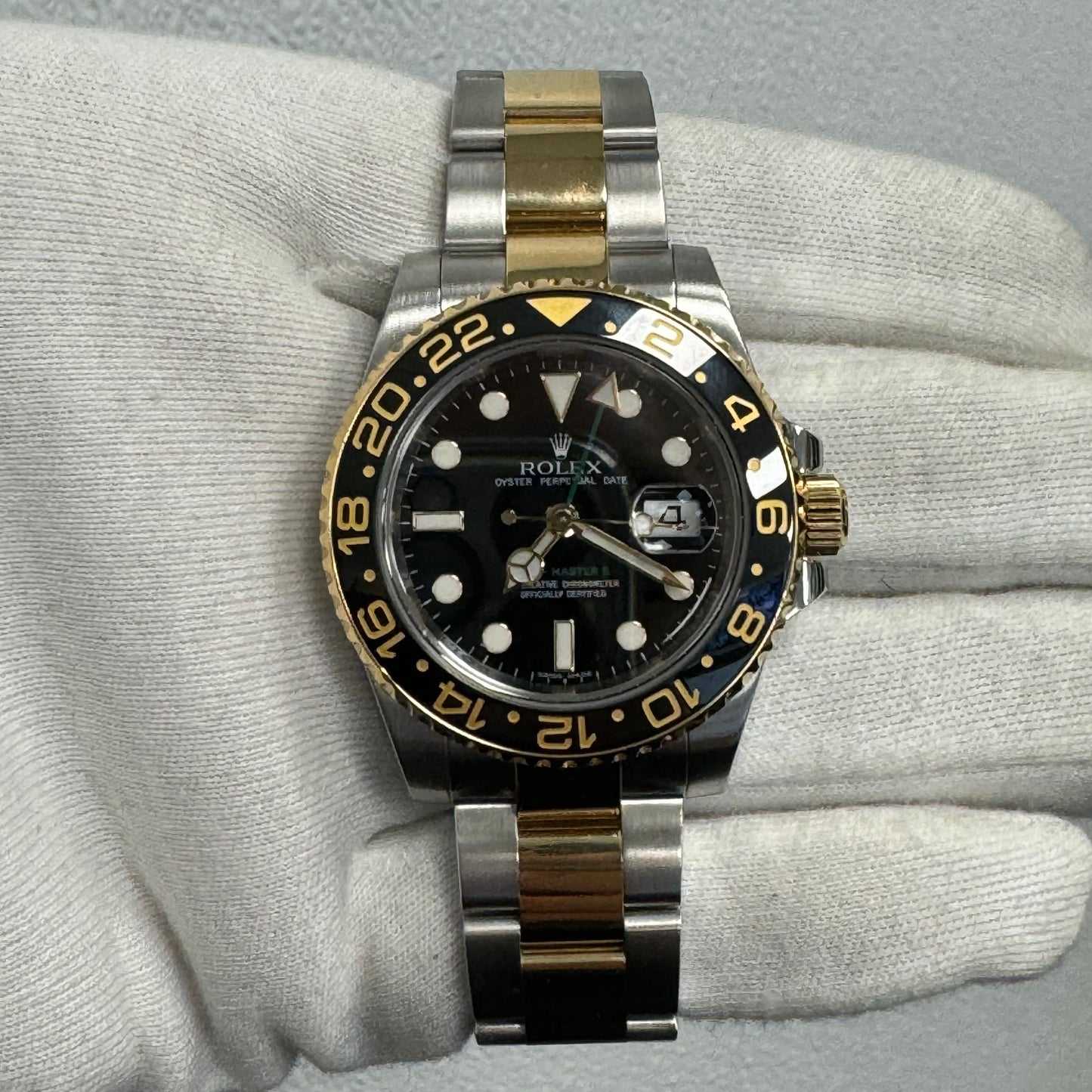 Rolex GMT-Master II 40mm Black Dial Watch Ref# 116713