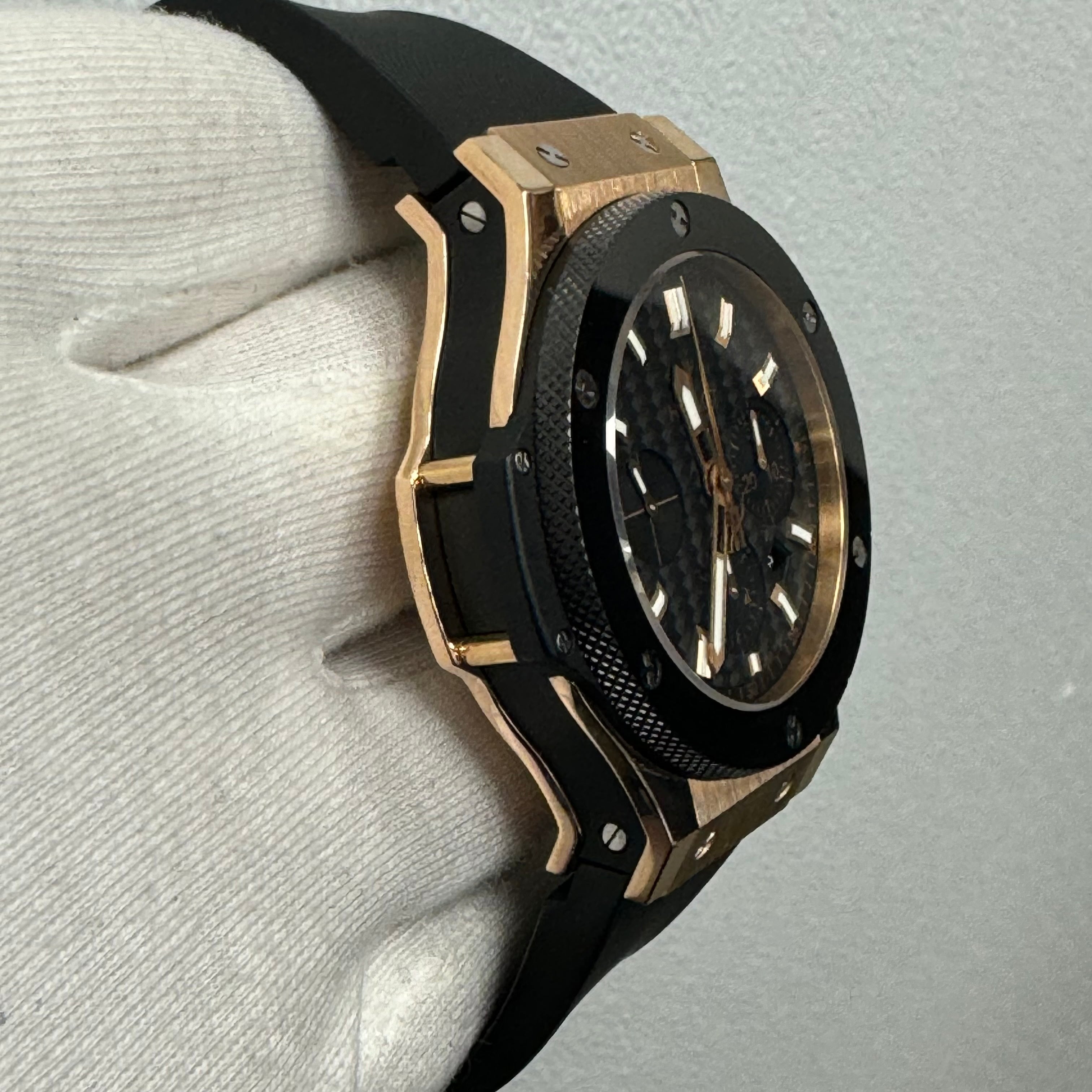 Hublot Big Bang 44.5mm Carbon Dial Watch Ref# 301.PM.1780.RX - Happy Jewelers Fine Jewelry Lifetime Warranty