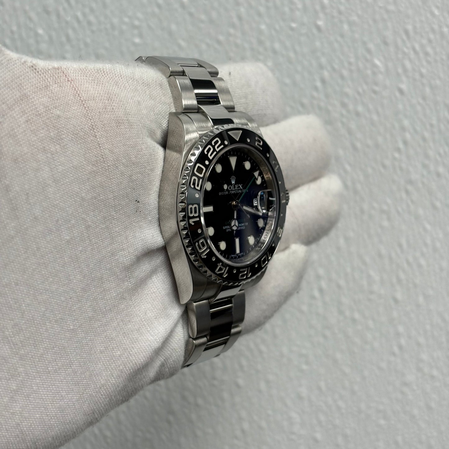 Rolex GMT-Master II 40mm Black Dial Watch Reference# 116710