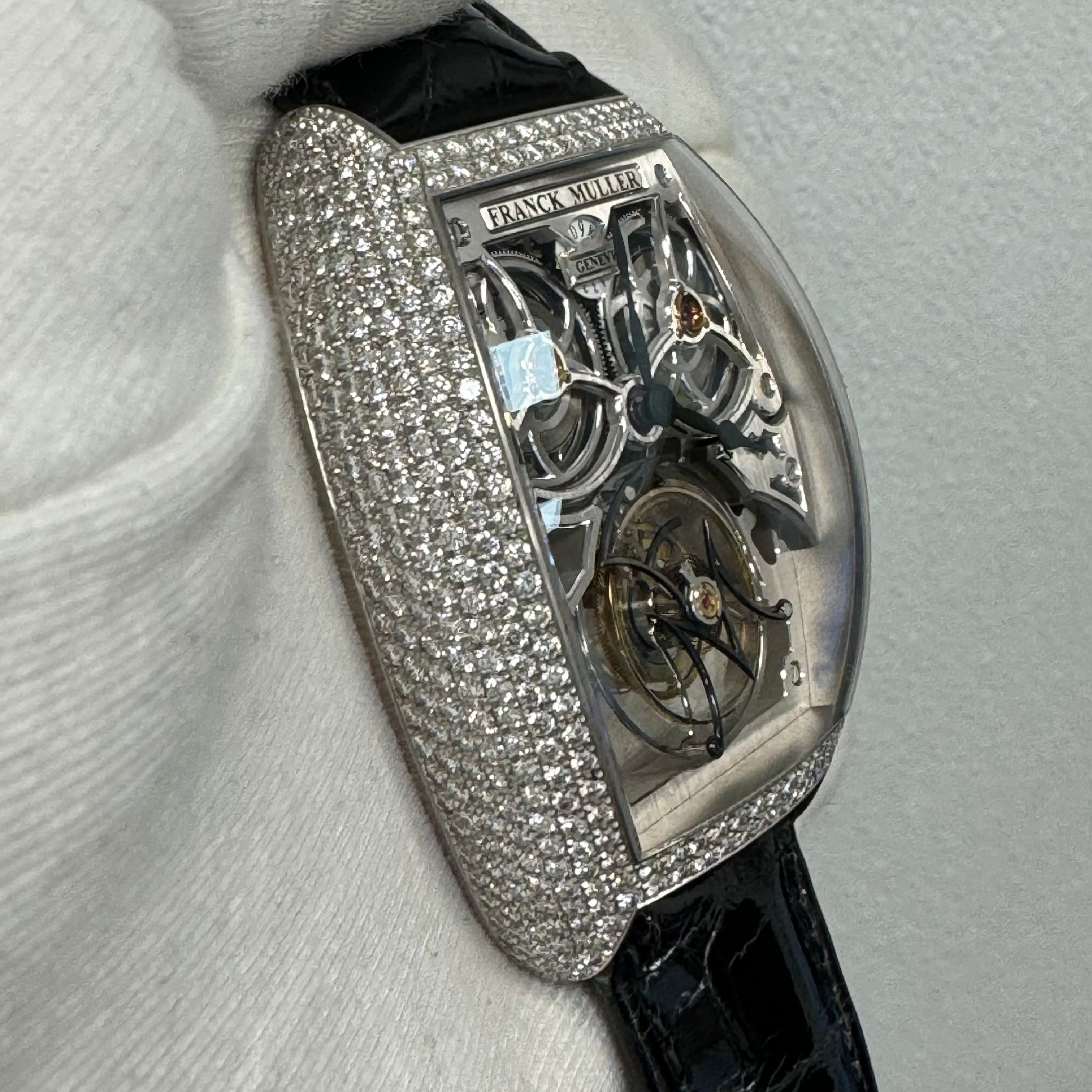 Franck Muller Cintree 43mm Skeleton Dial Ref# 8889 T G SQT D7 BR - Happy Jewelers Fine Jewelry Lifetime Warranty