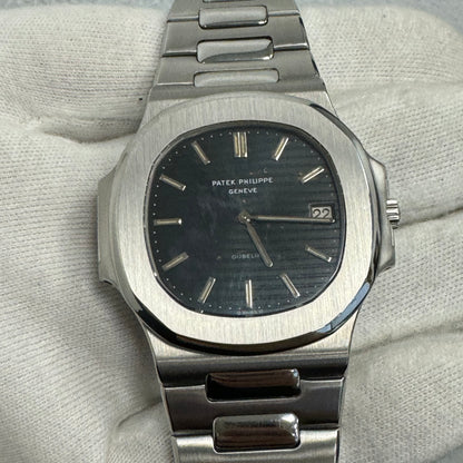 Patek Philippe Nautilus 40mm Blue "Gubelin"  Dial Watch Ref# 3700/1A-050 - Happy Jewelers Fine Jewelry Lifetime Warranty