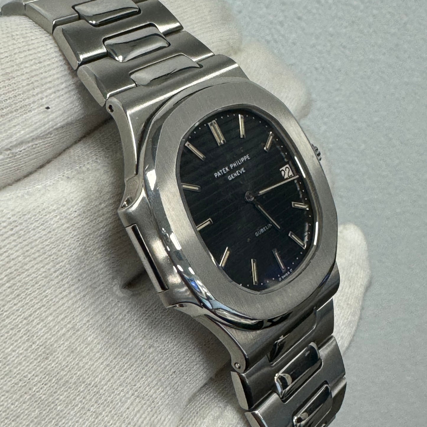 Patek Philippe Nautilus 40mm Blue "Gubelin"  Dial Watch Ref# 3700/1A-050