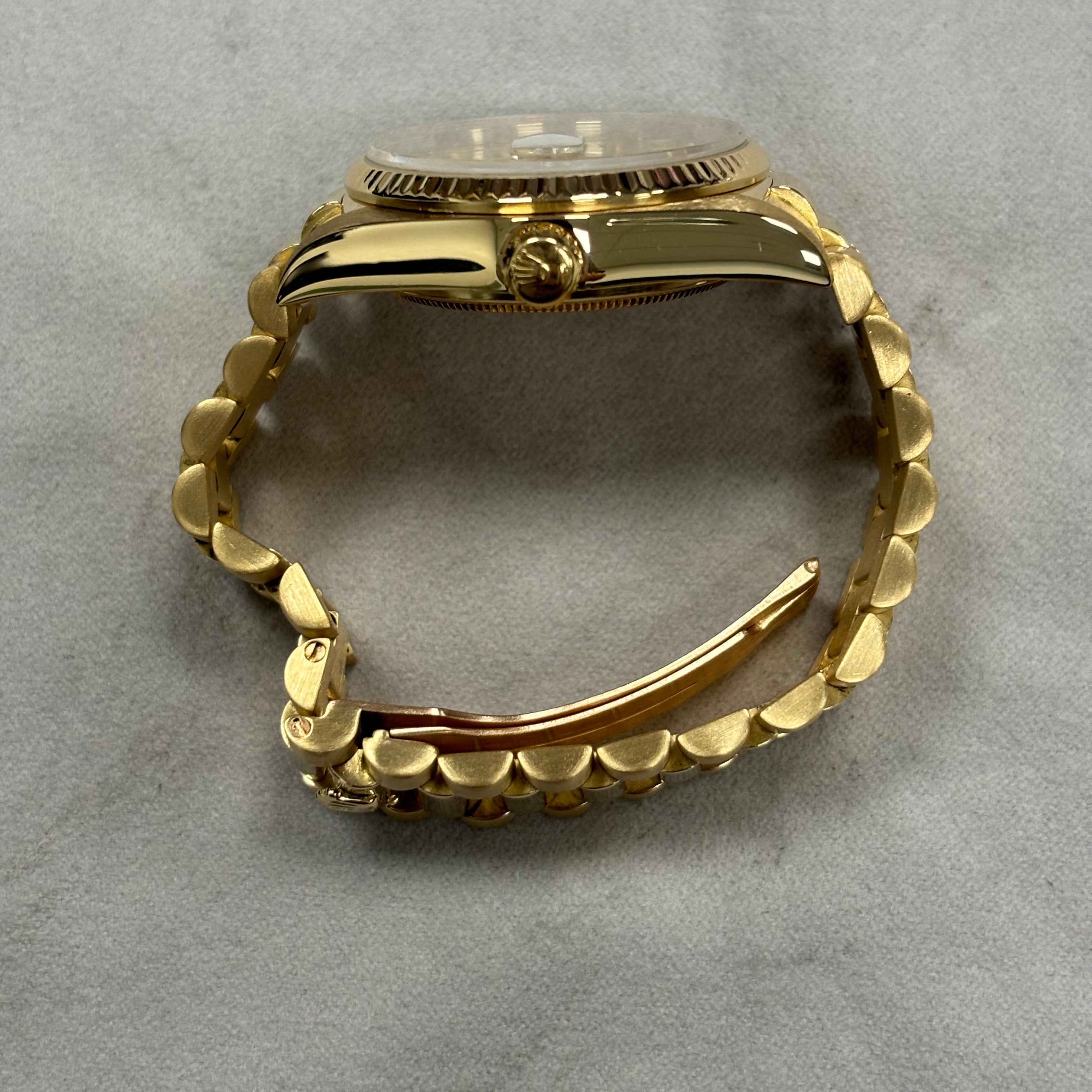 Rolex Day-Date 36mm Champagne Dial Ref# 18038 - Happy Jewelers Fine Jewelry Lifetime Warranty