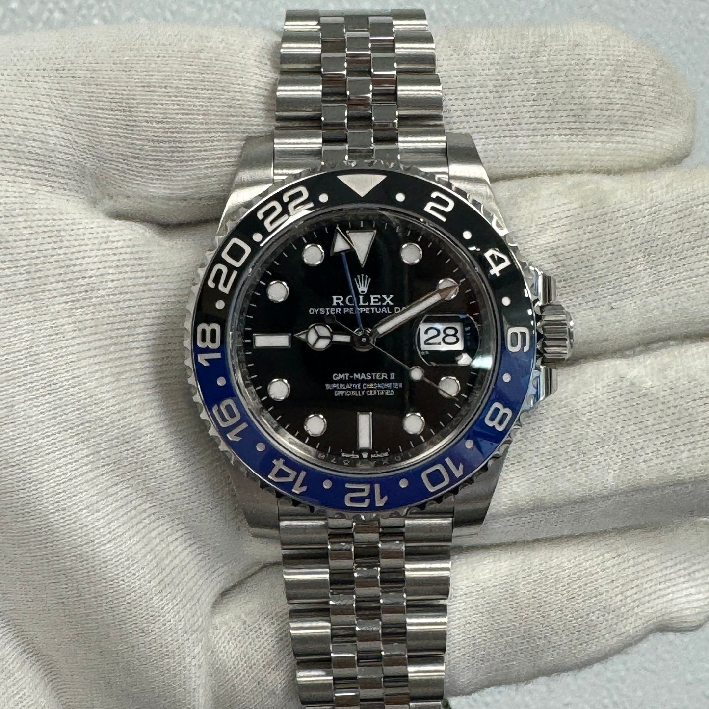 Rolex GMT Master II 40mm Black Dial Watch Ref# 12671BLNR