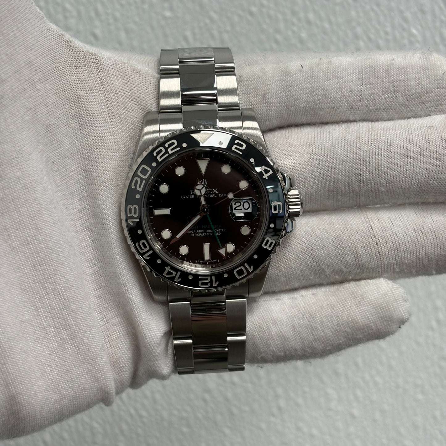 Rolex GMT-Master II 40mm Black Dial Ref# 116710