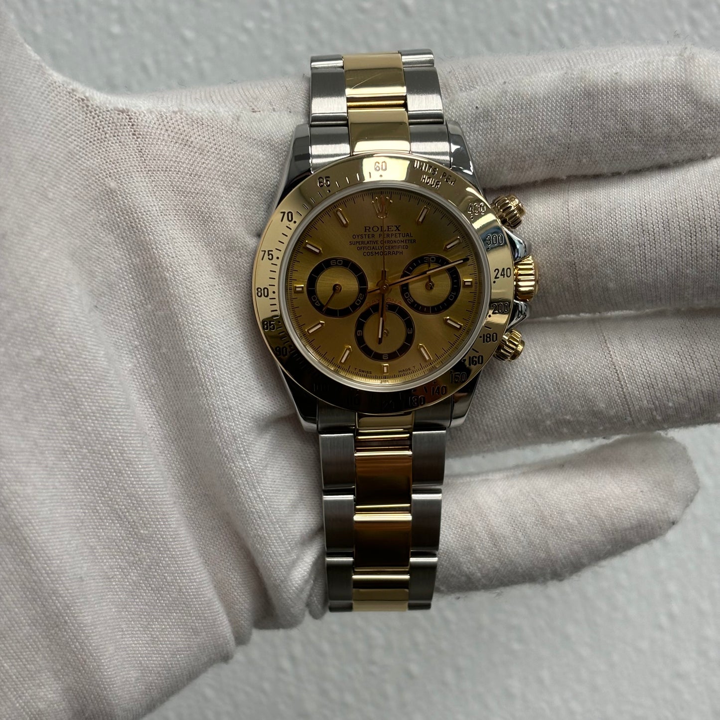 Rolex Daytona 40mm Champagne Dial Watch Ref# 16523