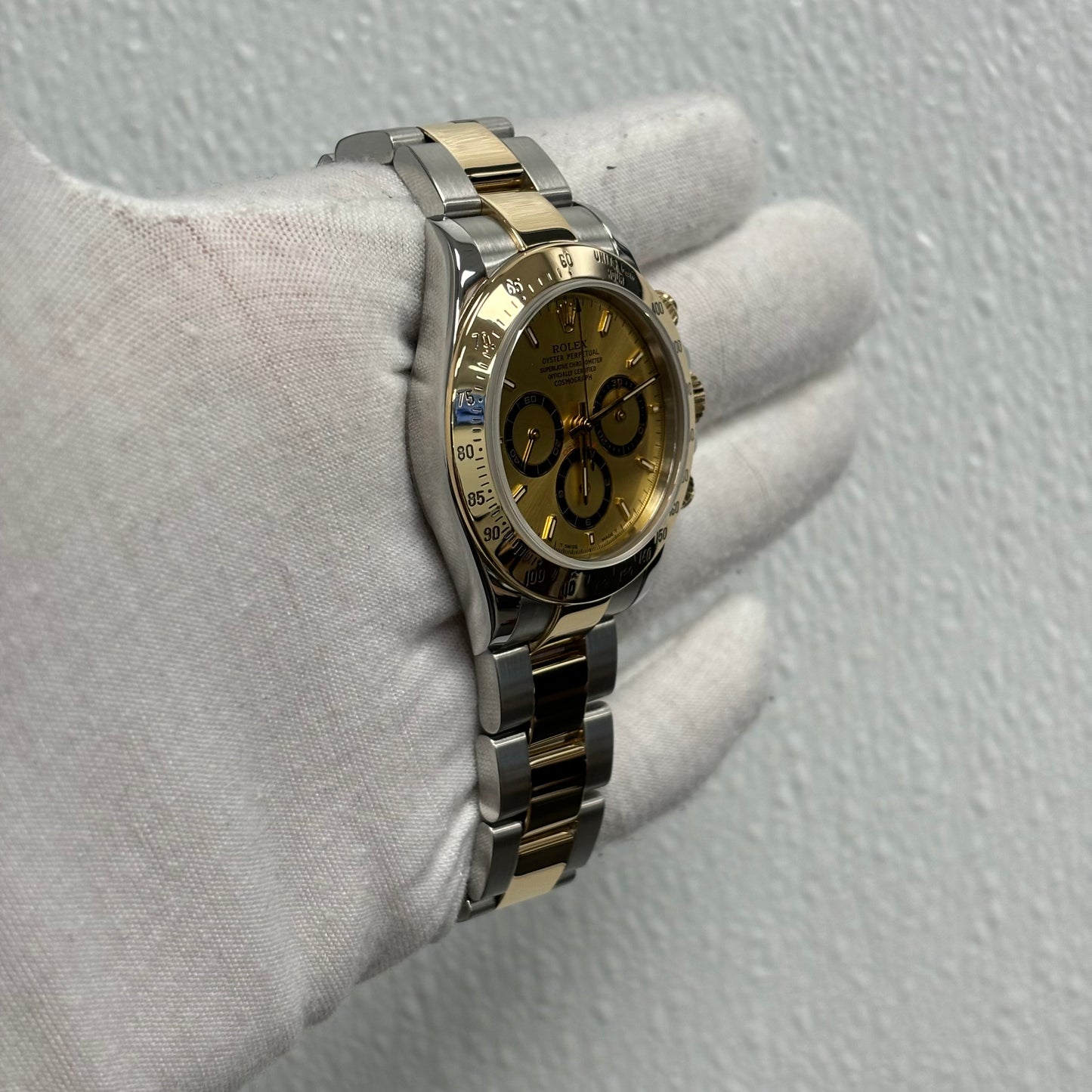 Rolex Daytona 40mm Champagne Dial Watch Ref# 16523