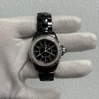 Chanel J12 38mm Black Dial Watch Ref# H0950 - Happy Jewelers Fine Jewelry Lifetime Warranty