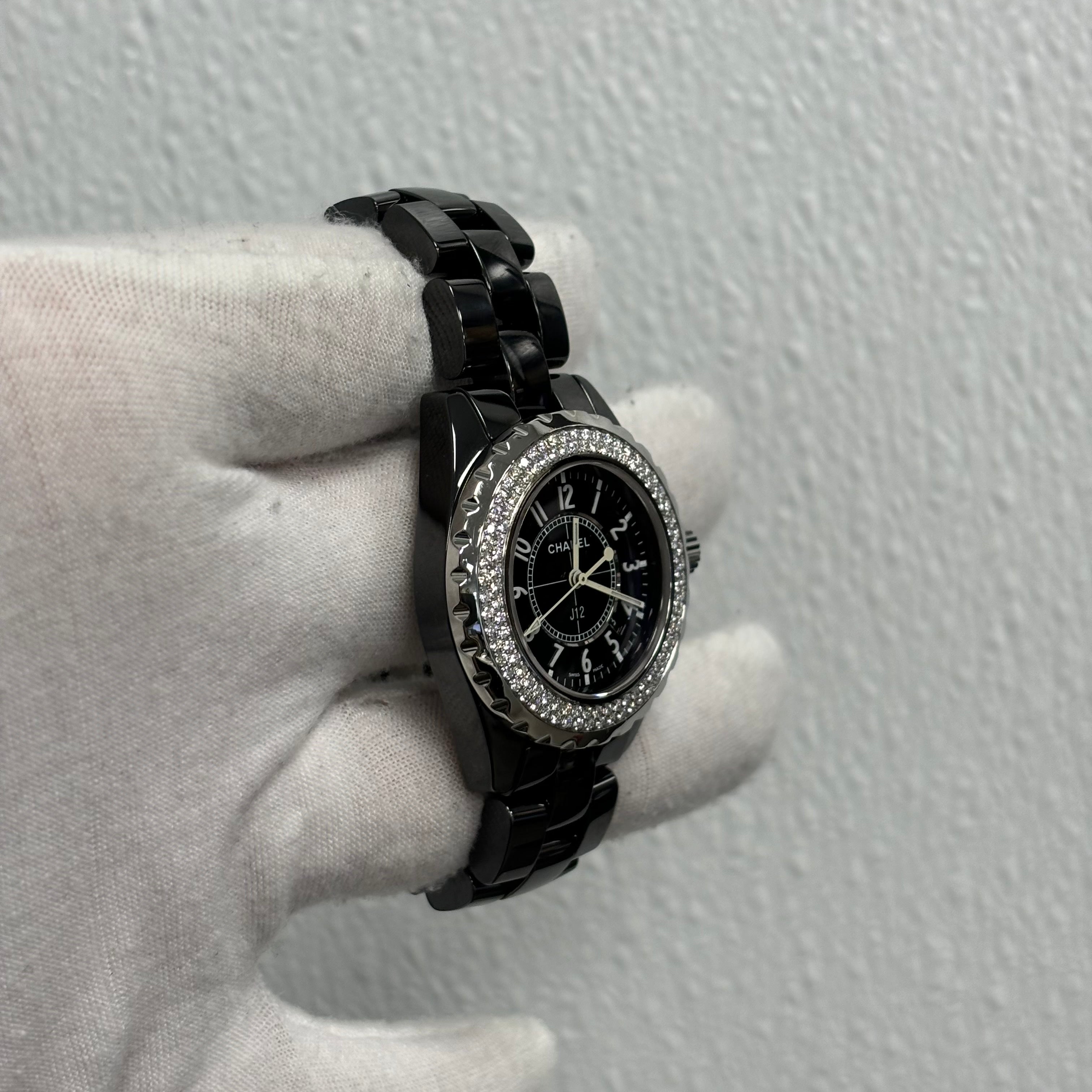 Chanel J12 38mm Black Dial Watch Ref# H0950 - Happy Jewelers Fine Jewelry Lifetime Warranty