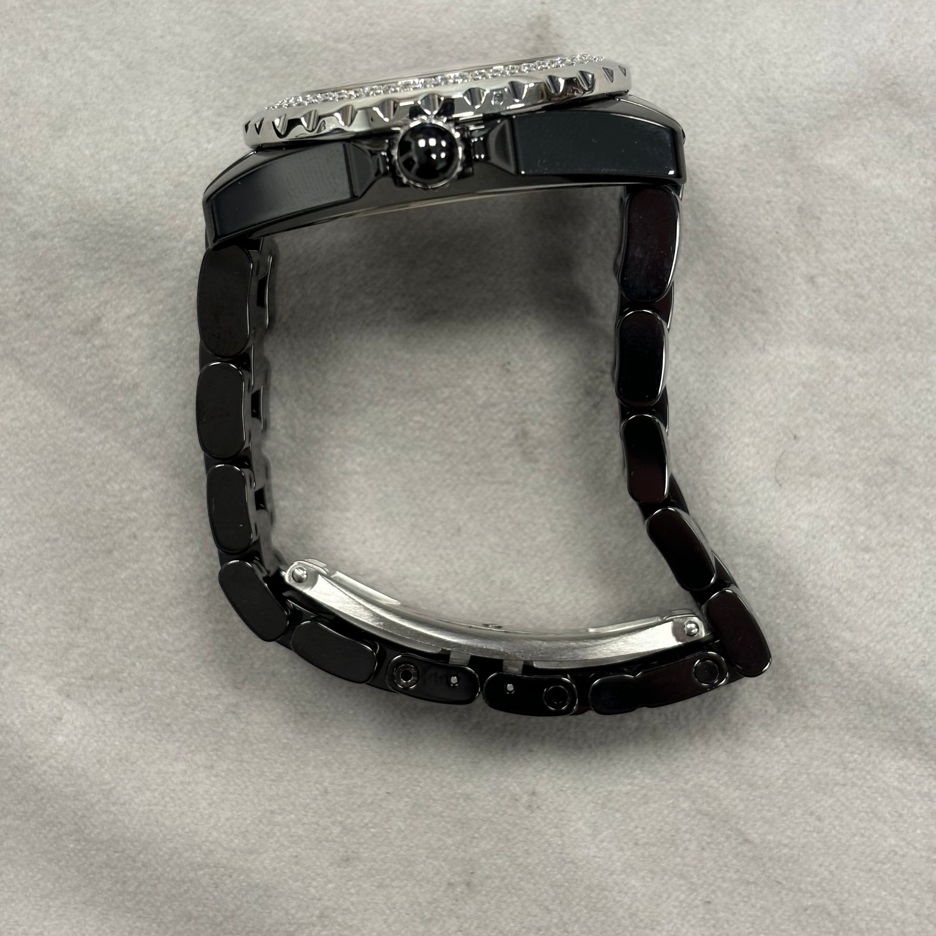 Chanel J12 38mm Black Dial Watch Ref# H0950 - Happy Jewelers Fine Jewelry Lifetime Warranty