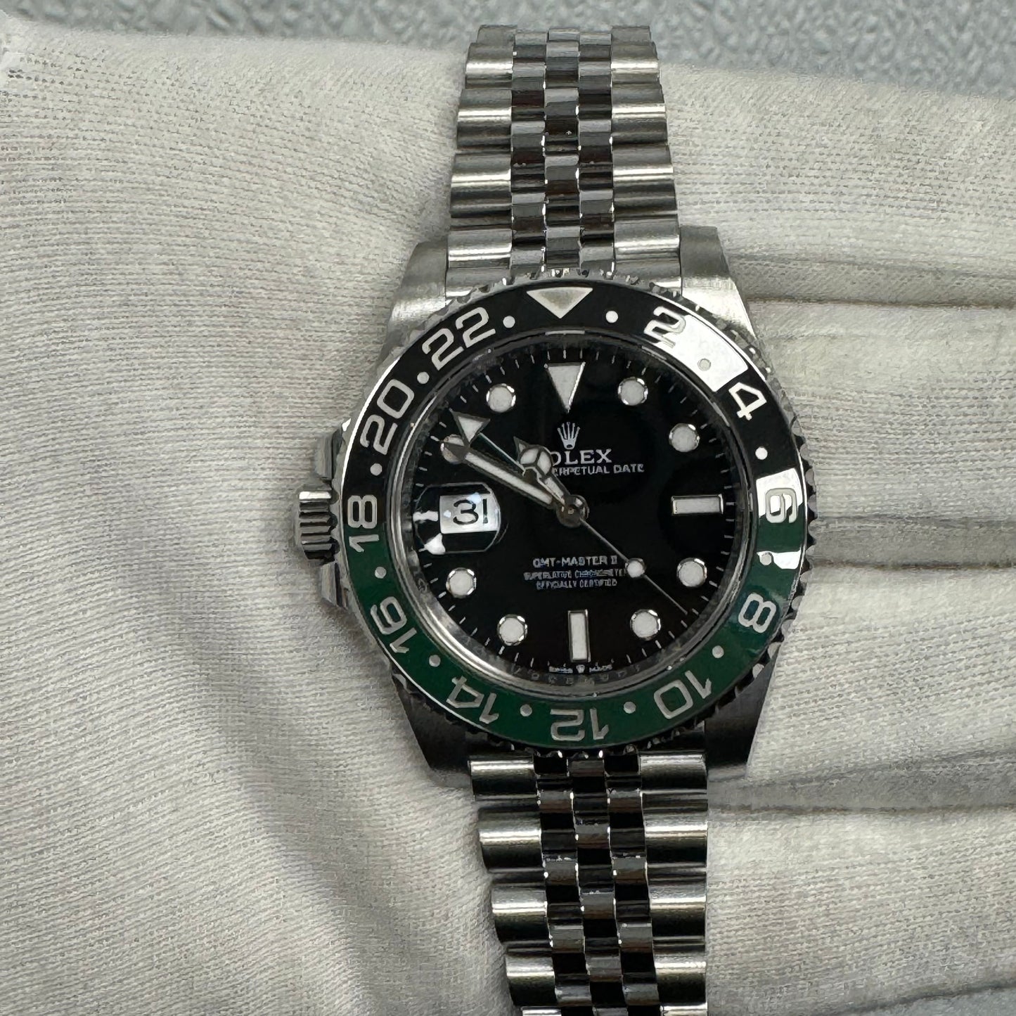 Rolex GMT Master II 40mm Black Dial Watch Ref# 	126720VTNR