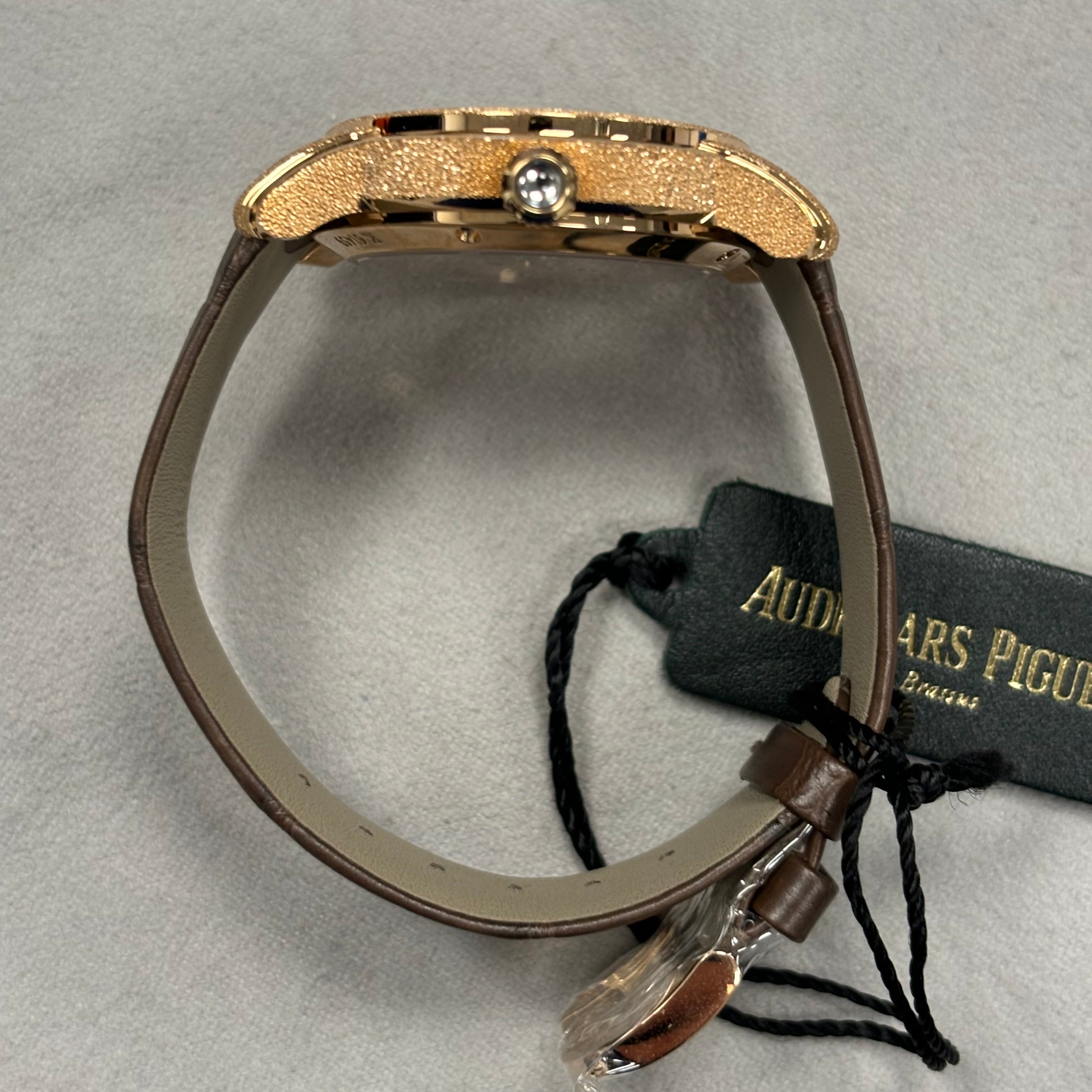 Audemars Piguet Millenary 39.5mm Brown Dial Ref# 77266OR.GG.A823CR.01 - Happy Jewelers Fine Jewelry Lifetime Warranty