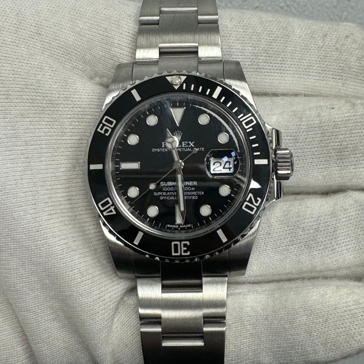 Rolex Submariner 40mm Black Dial Watch Ref# 116610LN