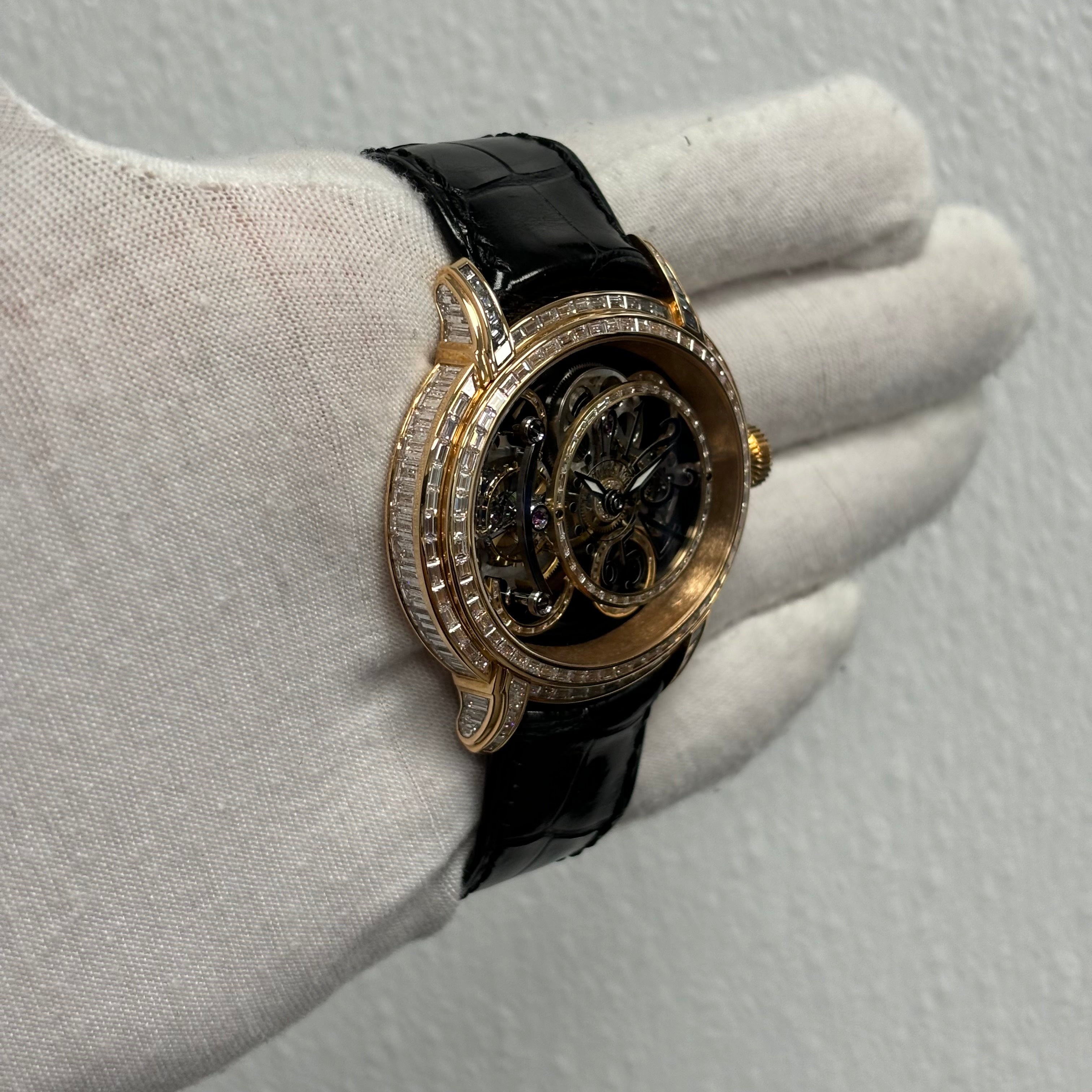 Audemars Piguet Millenary 45mm Skeleton Dial Ref# 26381OR.ZZ.D102CR.01 - Happy Jewelers Fine Jewelry Lifetime Warranty