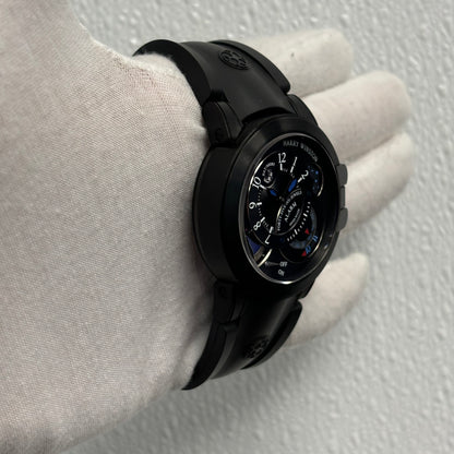 Harry Winston Ocean 44mm Black Dial Watch Ref# OCEMAL44ZZ004 - Happy Jewelers Fine Jewelry Lifetime Warranty