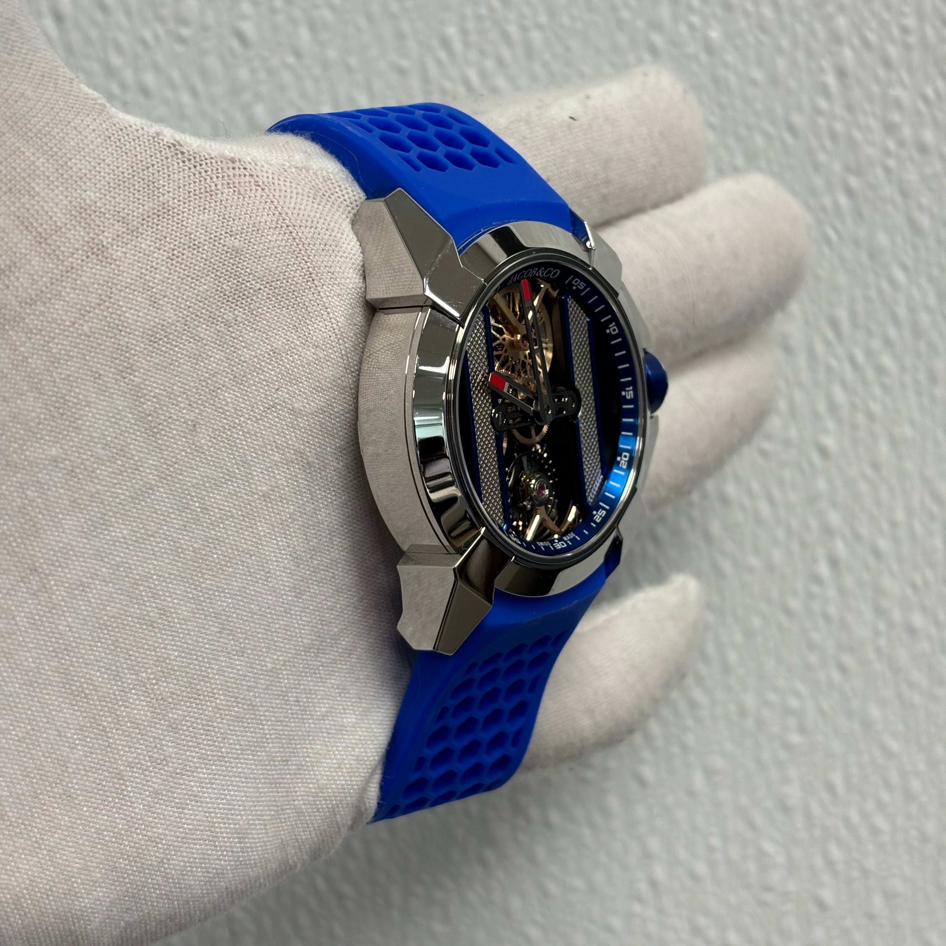 Jacob & Co. Epic X 48.5mm Skeleton Dial Watch Ref# EX120.10.AC.AB.A - Happy Jewelers Fine Jewelry Lifetime Warranty