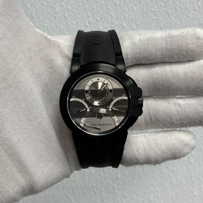 Harry Winston Ocean 44mm Silver Dial Watch Ref# OCEACT44ZZ006 - Happy Jewelers Fine Jewelry Lifetime Warranty