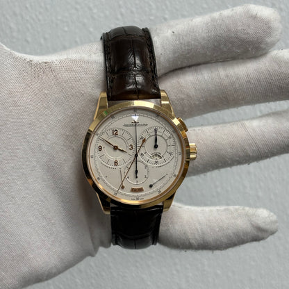 Jaeger-LeCoultre Duometre 42mm White Dial Ref# Q6012420 - Happy Jewelers Fine Jewelry Lifetime Warranty
