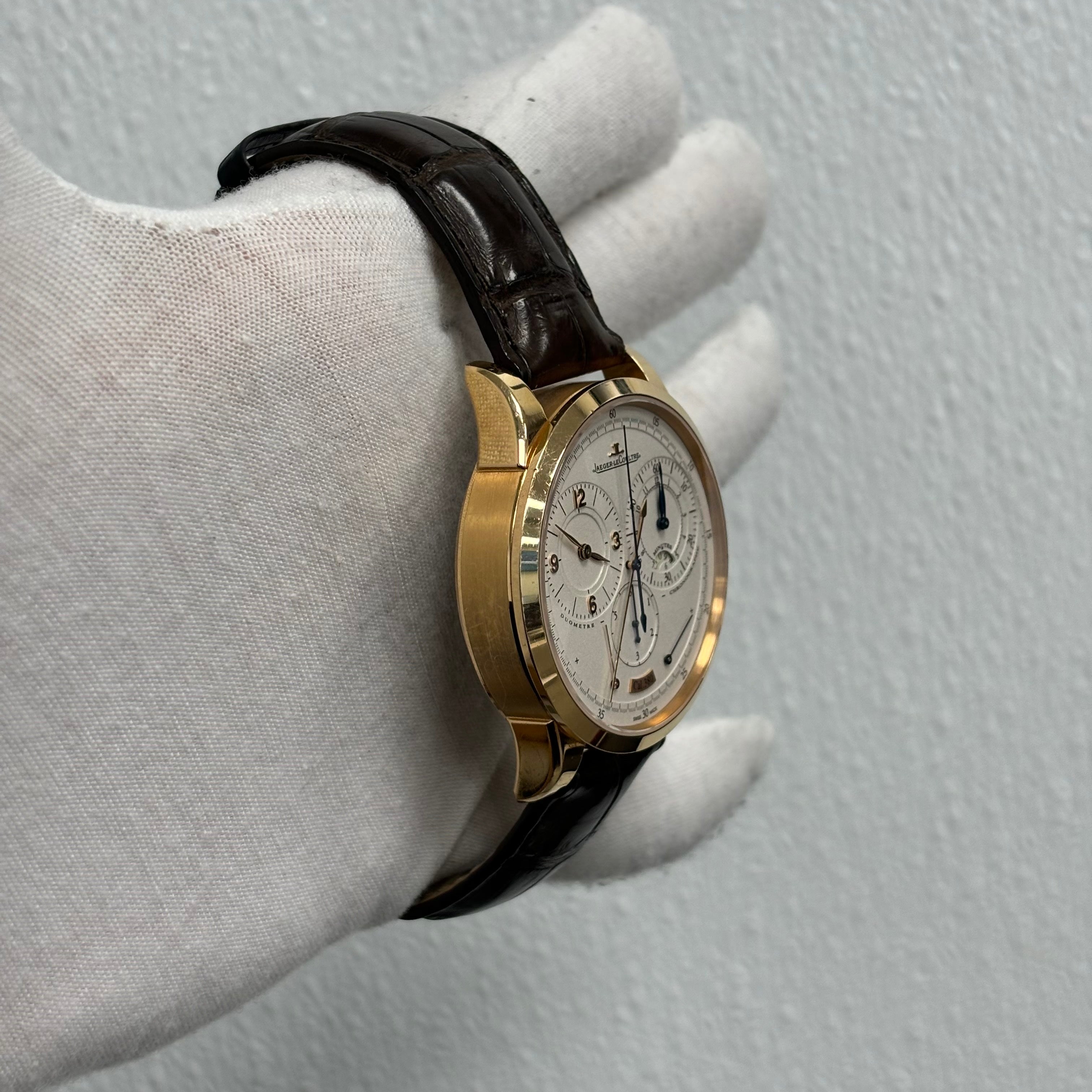 Jaeger-LeCoultre Duometre 42mm White Dial Ref# Q6012420 - Happy Jewelers Fine Jewelry Lifetime Warranty