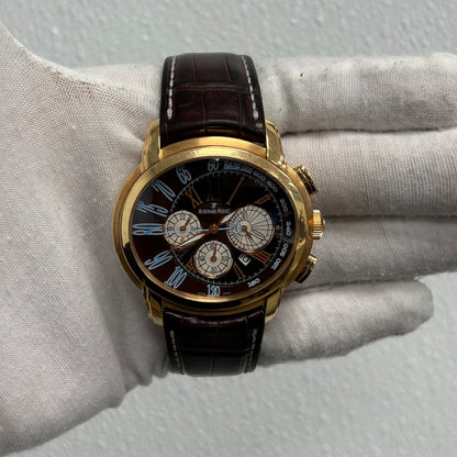 Audemars Piguet Millenary 47mm Brown Dial Ref# 26145OR.OO.D095CR.01 - Happy Jewelers Fine Jewelry Lifetime Warranty