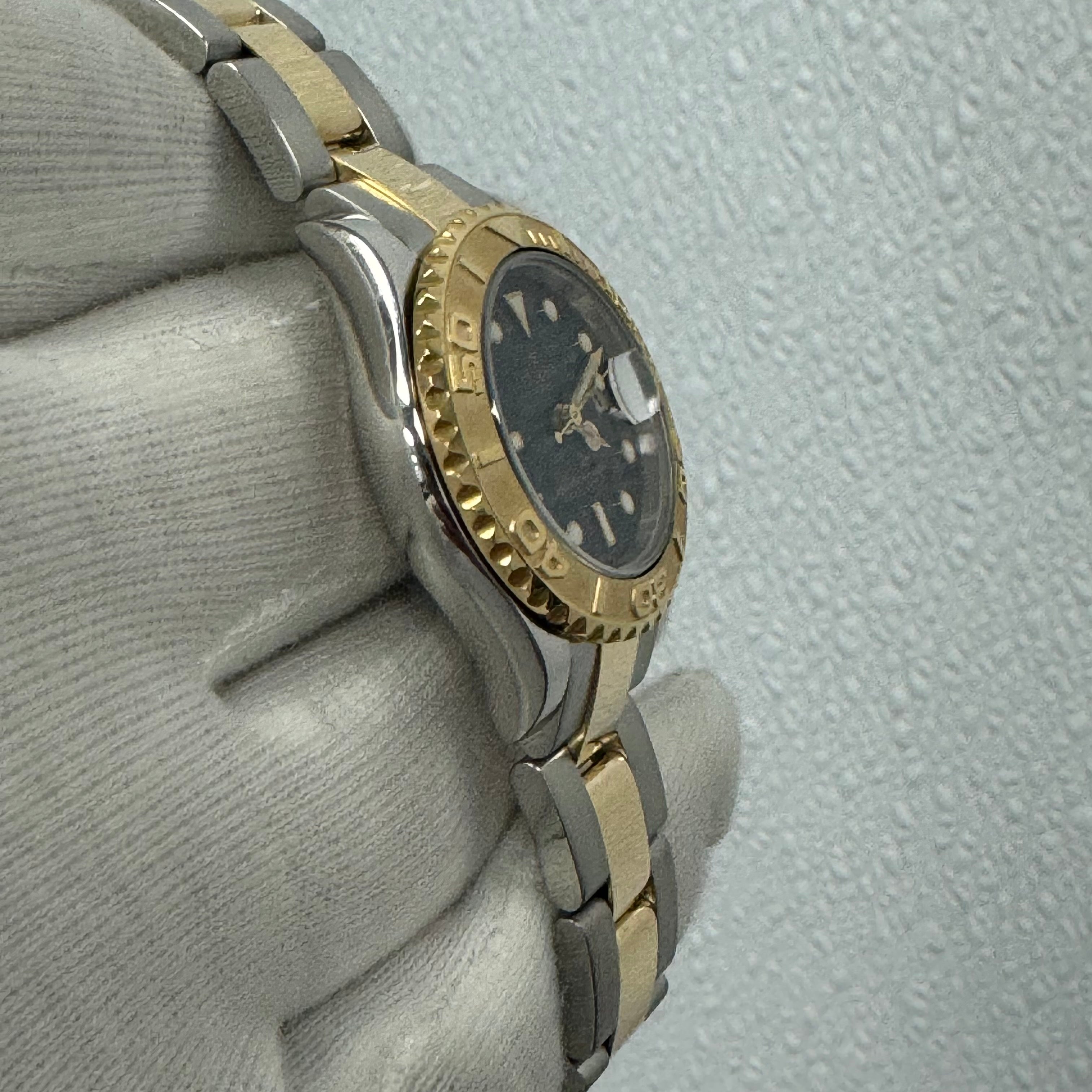 Rolex Lady Yacht Master 29mm Blue Dial Watch Ref# 169623 - Happy Jewelers Fine Jewelry Lifetime Warranty