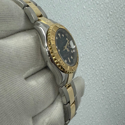 Rolex Lady Yacht Master 29mm Blue Dial Watch Ref# 169623 - Happy Jewelers Fine Jewelry Lifetime Warranty